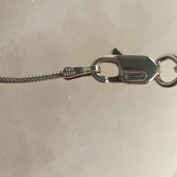 Sterling Silver Inlay Turquoise Teardrop Pendant n - Picture 14 of 14